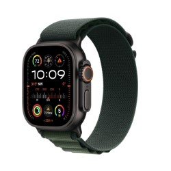 Apple Watch Ultra 2 (2024) Titan Schwarz Alpine Loop Dunkelgrün S