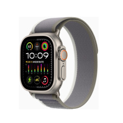 Apple Watch Ultra 2 Titan Trail Loop Grün/Grau M/L