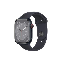 Apple Watch Series 8 4G 45mm Aluminium Mitternacht Sportarmband Mitternacht