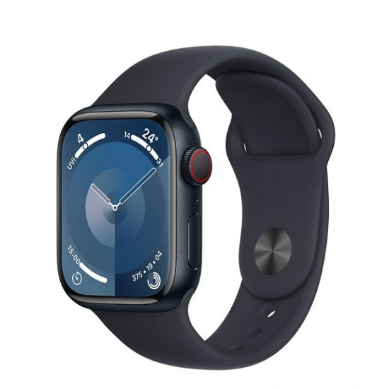 Apple Watch Series 9 4G 45mm Aluminium Mitternacht Sportarmband Mitternacht M/L Apple Watch Series 9 4G 45mm Aluminium Mitternacht Sportarmband Mitternacht M/L