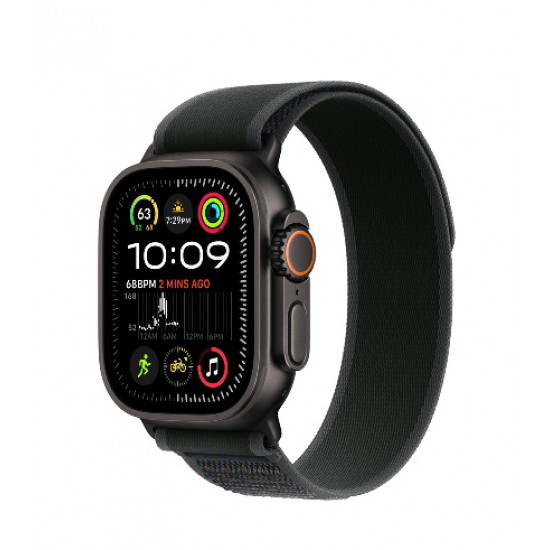 Apple Watch Ultra 2 (2024) Titan Schwarz Trail Loop Schwarz M/L