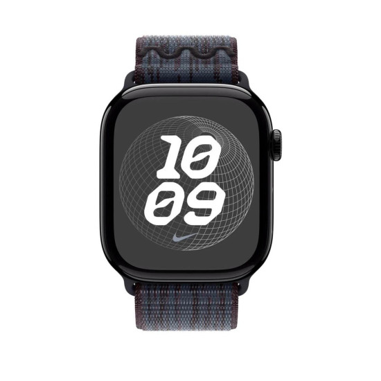 Apple Watch Series 10 42mm Jet Black Nike Sport Loop