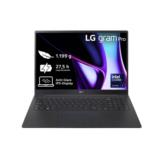 LG gram 16" Pro Core Ultra 7 155H 32GB/2TB RTX3050 OLED Win11 schwarz LG gram 16" Pro Core Ultra 7 155H 32GB/2TB RTX3050 OLED Win11 schwarz