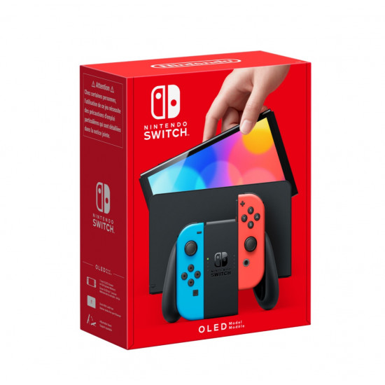 Nintendo Switch (OLED-Modell) neon-blau/neon-rot