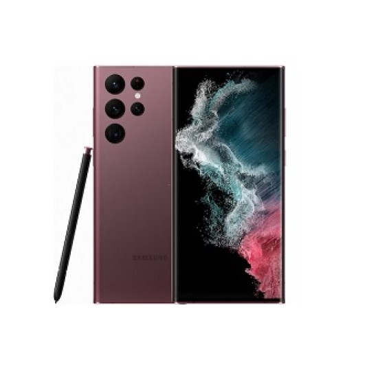 Samsung Galaxy S22 Ultra 128GB Burgundy 6,8 Zoll  Quad HD  120 Hz  108 MP  8 GB RAM