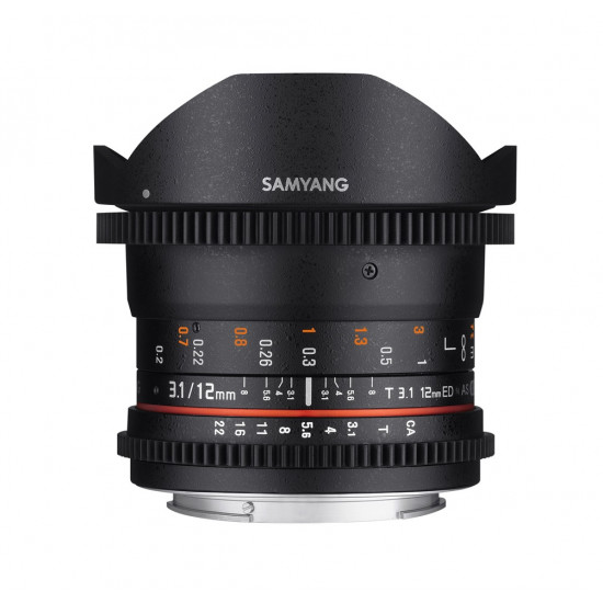 Samyang 12mm T3.1 ED AS NCS Fish-eye VDSLR Nikon