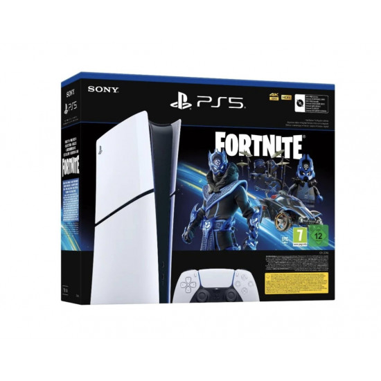 Sony PlayStation 5 Slim (PS5 Slim) Digital Edition Fortnite Cobalt Star Bundle