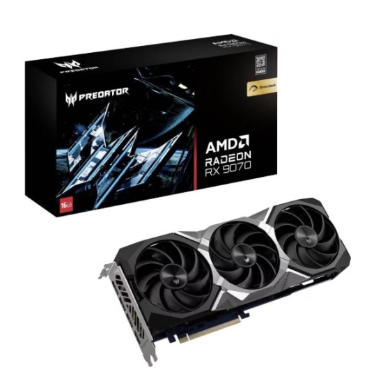 Acer Radeon RX 9070 Predator BiFrost OC 16 GB  GDDR6  256 Bit