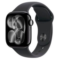 Apple Watch Series 11 GPS 42mm Aluminium Jet Black Sport Band Black M/L