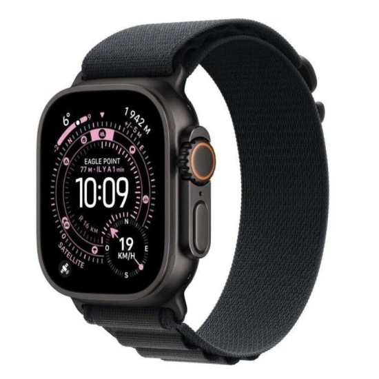 Apple Watch Ultra 3 Titanium Black Alpine Loop Black M Apple Watch Ultra 3 Titanium Black Alpine Loop Black M