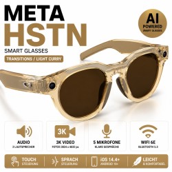 OAKLEY META AI HSTN Sonnenbrille transitions/light curry