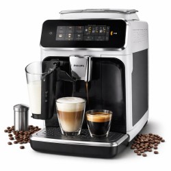 Philips Series 3300 Latte Go EP3343/50 weiß Klavierlack-Schwarz