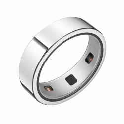 Oura Ring 4 Silver Size 8 Titan  Beschleunigungssensor  Funktionen EKG