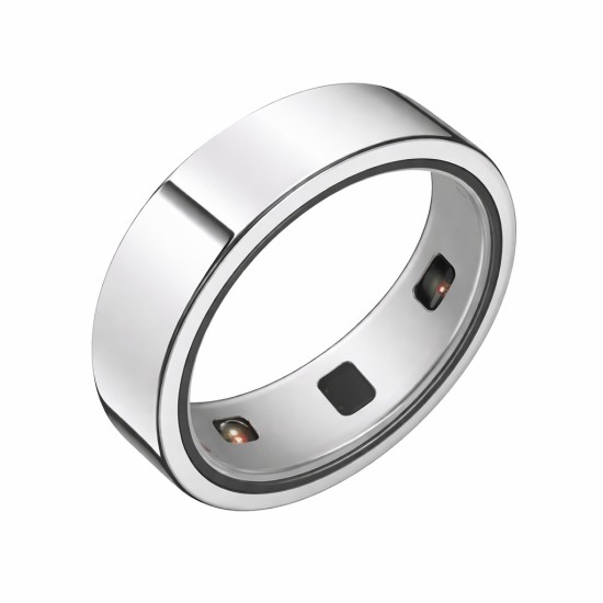 Oura Ring 4 Silver Size 8 Titan  Beschleunigungssensor  Funktionen EKG
