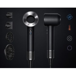 Dyson Supersonic Haartrockner Schwarz/Nickel
