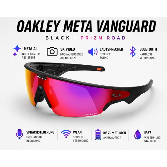 Oakley Meta Vanguard Black Prizm Road
