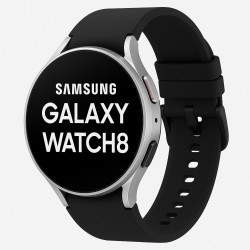 Samsung Galaxy Watch8 44mm Bluetooth Silver Body Armband Schwarz M/L Samsung Galaxy Watch8 44mm Bluetooth Silver Body Armband Schwarz M/L