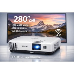 Epson EB-982W 1.280 x 800 Pixel  280 Zoll  4.200 Ansi-Lumen 