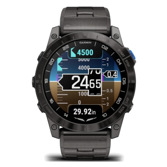 Garmin D2 Mach 1 51mm Pro Titanium