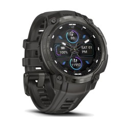 Garmin Instinct Crossover AMOLED Anthrazitgrau GPS  Unisex  Silikon Armband