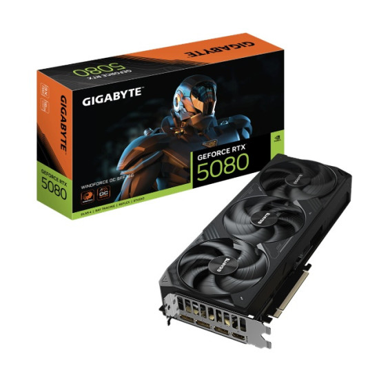 GigaByte GeForce RTX 5080 Windforce OC GigaByte GeForce RTX 5080 Windforce OC