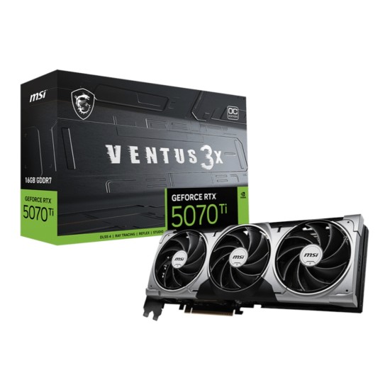 MSI GeForce RTX 5070 Ti Ventus 3X OC 16 GB  GDDR7  256 Bit