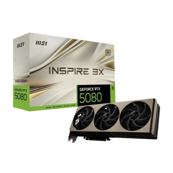 MSI GeForce RTX 5080 Inspire 3X OC MSI GeForce RTX 5080 Inspire 3X OC