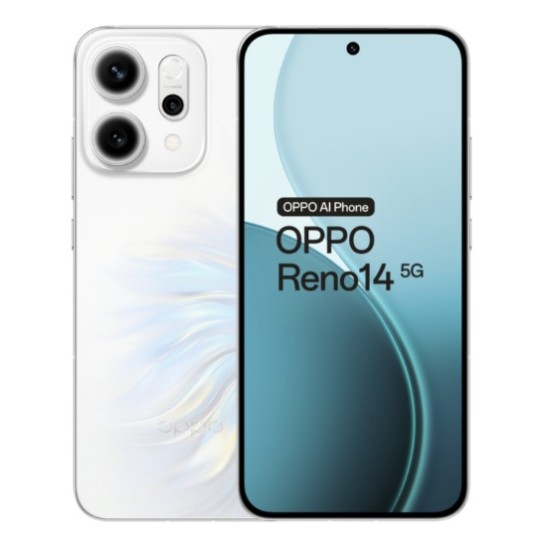 OPPO Reno14 5G 256GB Opal White 6,59 Zoll  Full HD  120 Hz  12 GB RAM