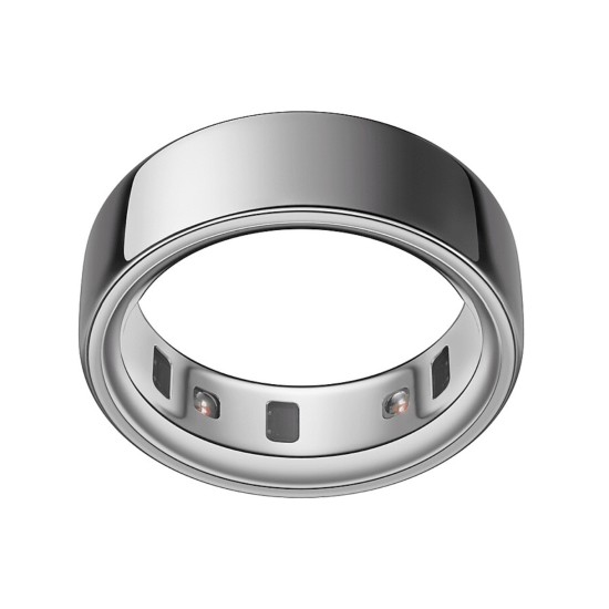 Oura Ring 4 Silver Size 8 Titan  Beschleunigungssensor  Funktionen EKG
