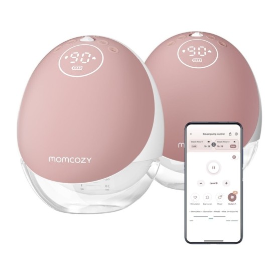 MOMCOZY M9 Mobile Milchpumpe Doppel mit Akku Aufbewahrungsbox