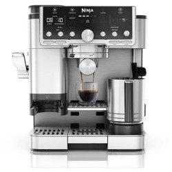 Ninja ES701EU Pro 3-in-1-Kaffeemaschine mit Mahlwerk und Aufschäumer, silber Ninja ES701EU Pro 3-in-1-Kaffeemaschine mit Mahlwerk und Aufschäumer, silber