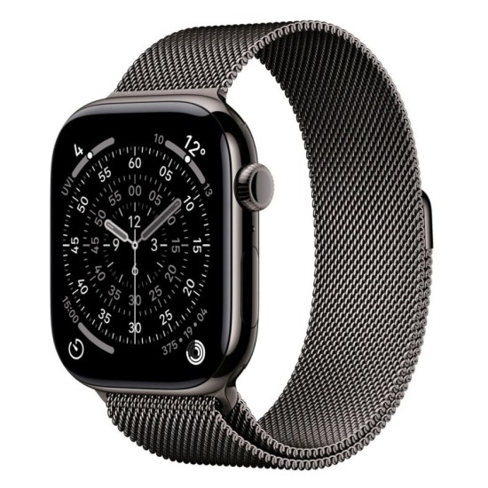 Apple Watch Series 11 5G 46mm Titanium Slate Milanese Loop Slate M/L