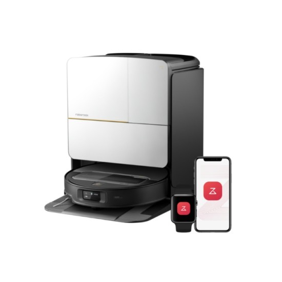 Roborock Saros Z70 Staubsaugerroboter mit mechanischem OmniGrip Arm silber