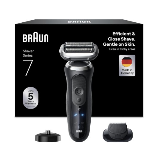 Braun Series 7 Wet&Dry 72-N4200S Ladeständer, +1 Aufsatz, Kabelloser