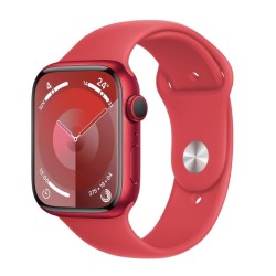 Apple Watch Series 9 GPS 45mm Aluminium PRODUCT(RED) Sportarmband PRODUCT(RED) M/L