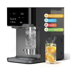 Hydrofast Wasserfilter C300 RO-Wasserfilter, Eiswasser und Sprudelwasser, 6-stufige Filterung mit UV-Sterilisation