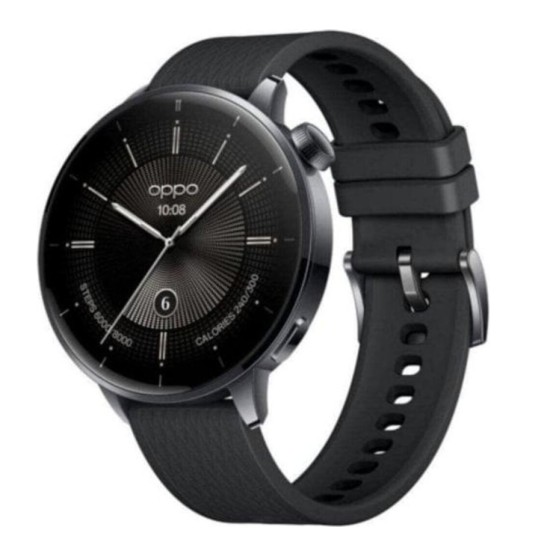 OPPO Watch X2 Mini Nebula Black GPS  Android kompatibel  Leder Armband