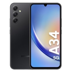Samsung Galaxy A34 128GB Awesome Graphite 6,6 Zoll  Full HD  120 Hz  48 MP  6 GB RAM 