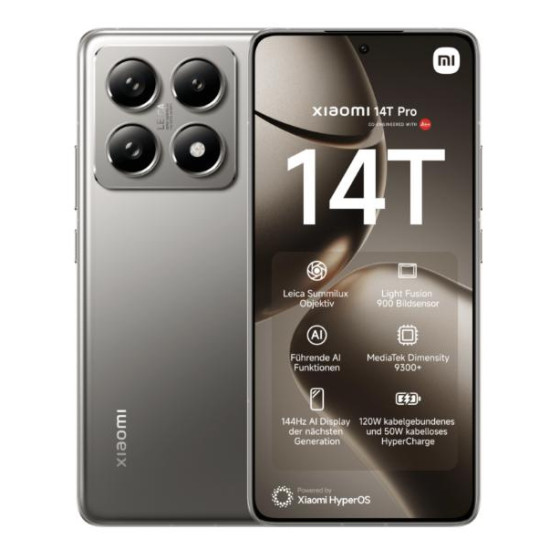 Xiaomi 14T Pro 1TB Titan Gray Xiaomi 14T Pro 1TB Titan Gray