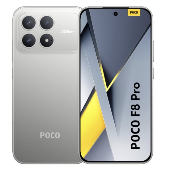 Xiaomi POCO F8 Pro 256GB Titanium Silver 6,59 Zoll  Quad HD  120 Hz  12 GB RAM