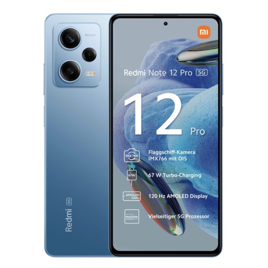 Xiaomi Redmi Note 12 Pro 6GB 128GB Frosted Blue 6,67 Zoll  Full HD  120 Hz  50 MP  6 GB RAM
